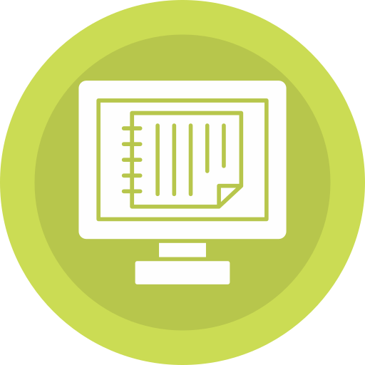 Digital library access icon