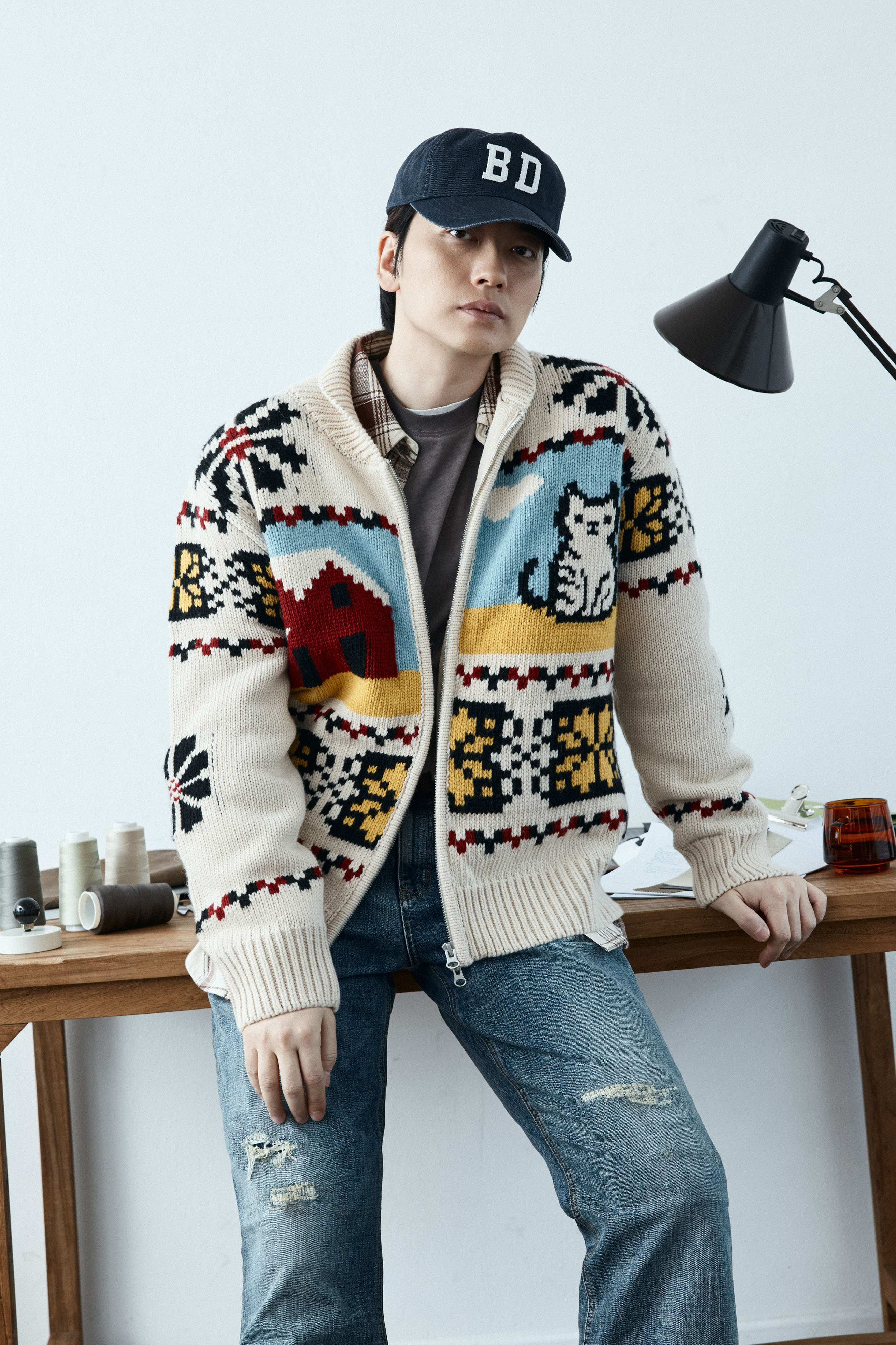 Modern vintage denim layering style by BUCKAROO
